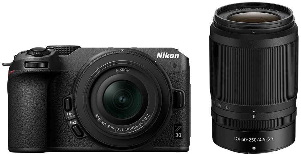 Беззеркальный фотоаппарат Nikon Z30 Kit 16-50mm DX VR + 50-250mm DX VR