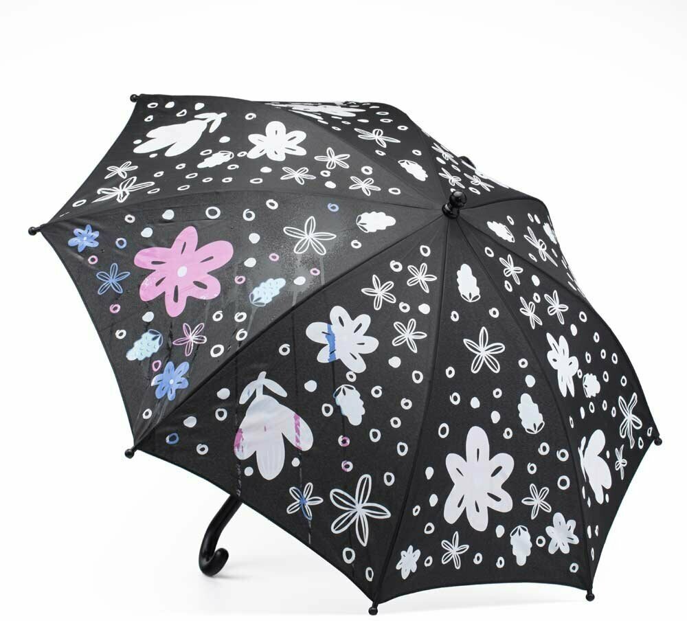 Зонт детский чёрный котофей 03807079-40 размер детский