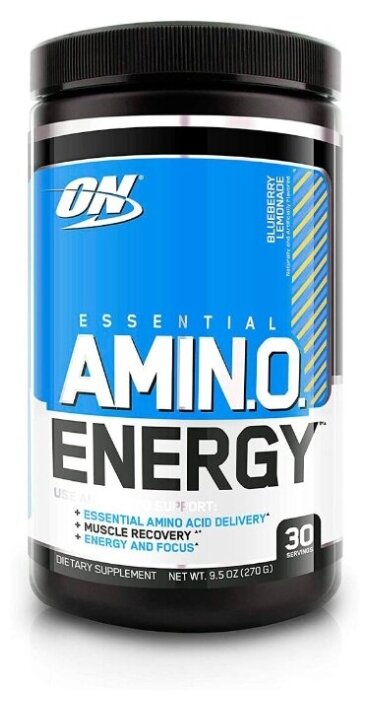   BCAA   Optimum Nutrition Essential Amino Energy 9,5 oz Blueberry Lemonade