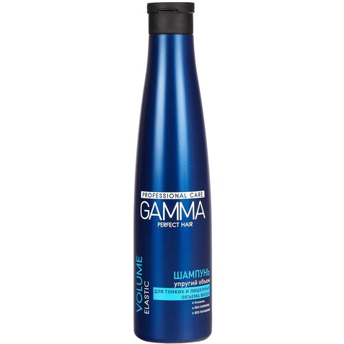 Набор из 3 штук GAMMA Perfect Hair 350 мл Шампунь для волос упругий объем для тонких и лишенных объема волос бальзам для тонких и лишенных объема волос упругий объем gamma perfect hair свобода 350мл