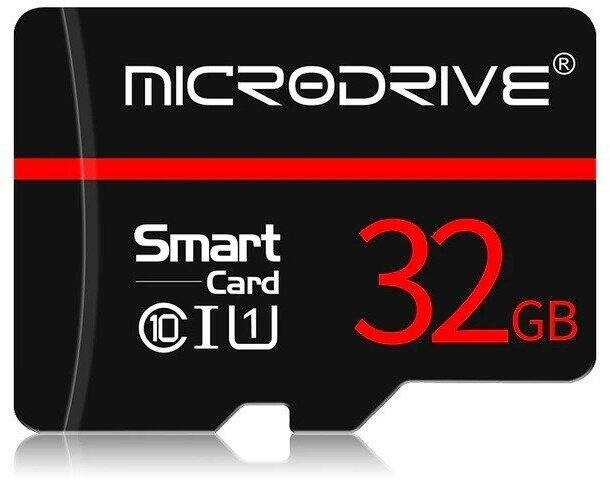 Карта памяти MICRODRIVE Micro SD класс 10 UHS-1 U1 V10 A1 32 ГБ