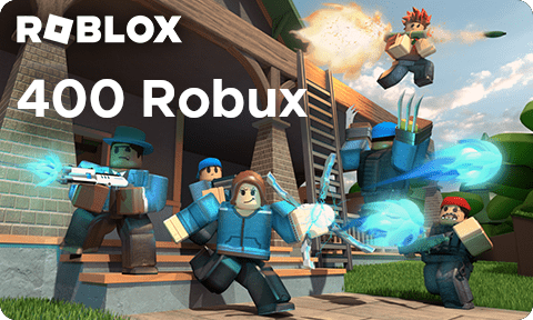 Игровая валюта платформы Roblox - 400 Robux / Пополнение счета Roblox на 400 Robux / Roblox Gift Card (Весь мир, Россия, Беларусь)