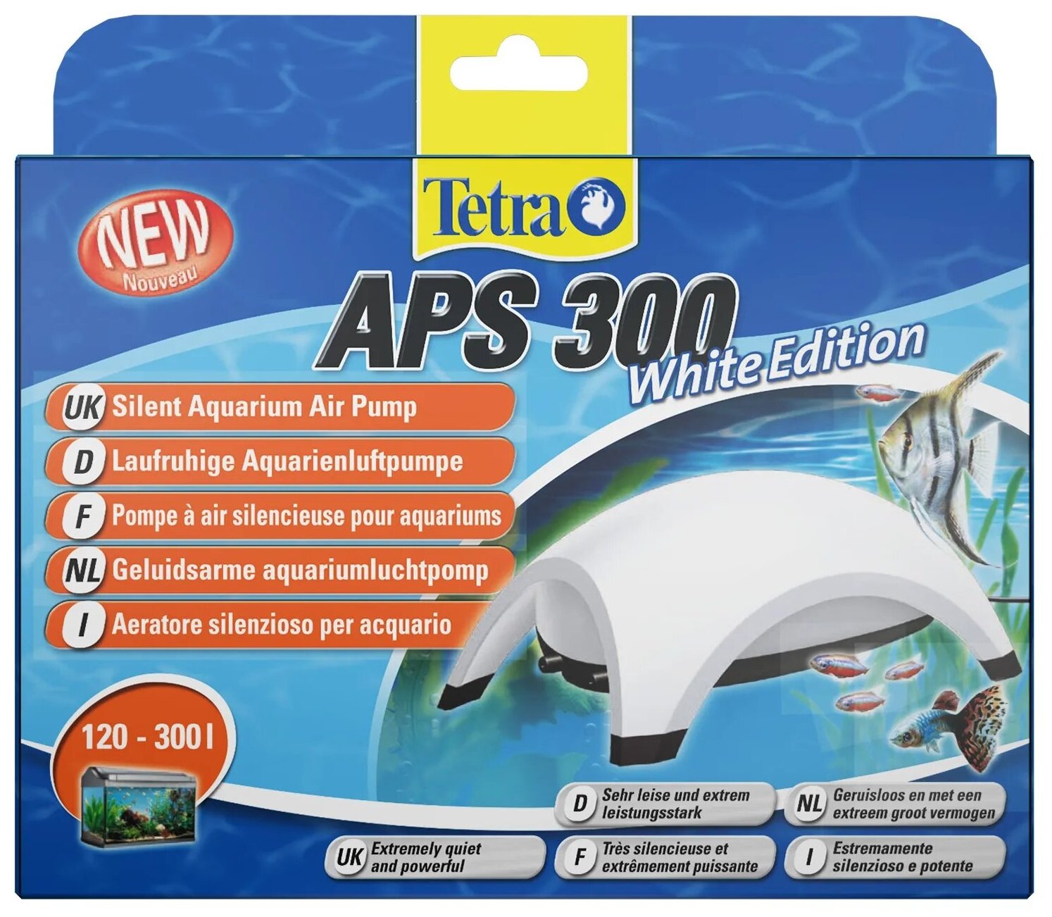 Компрессор Tetra AРS 300 для аквариумов 120-300 л белый - фотография № 8