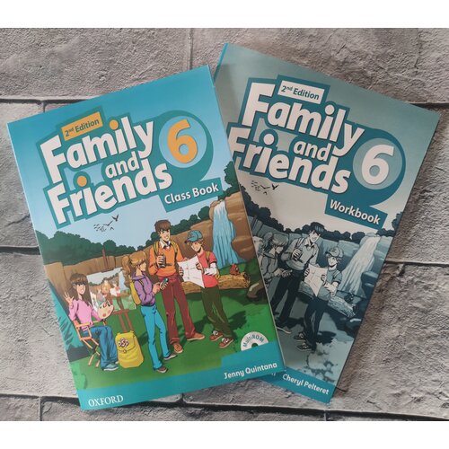 Family and Friends (2nd edition) Class Book 6 + Work Book 6