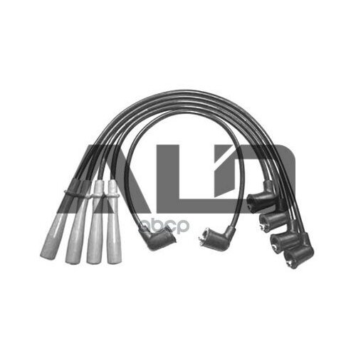 Комплект Проводов Зажигания (Черный Силикон), Toyota Carina Ii/Corolla 1.6 87-92 ALD арт. A00081