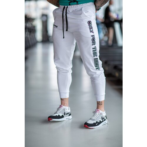 Брюки спортивные джоггеры Inferno Style, размер 4XL, белый брюки джоггеры inferno style размер 4xl белый