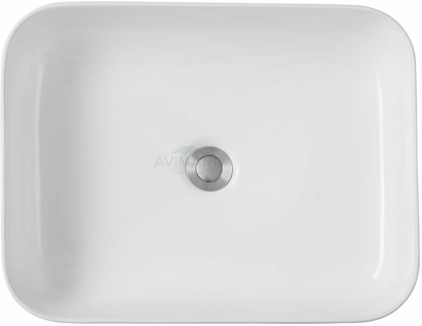 Накладная раковина Avimano VISION 1245020, цвет белый глянец - фотография № 6