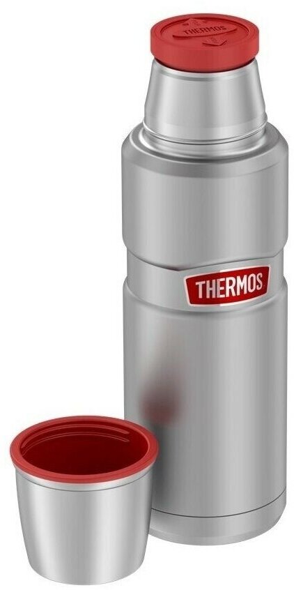 Термос Thermos SK2000 RCMS серый/красный (377630) - фотография № 2