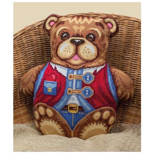 фото Panna набор для вышивания подушка топтыгин 36 x 38.5 см (pd-1604)