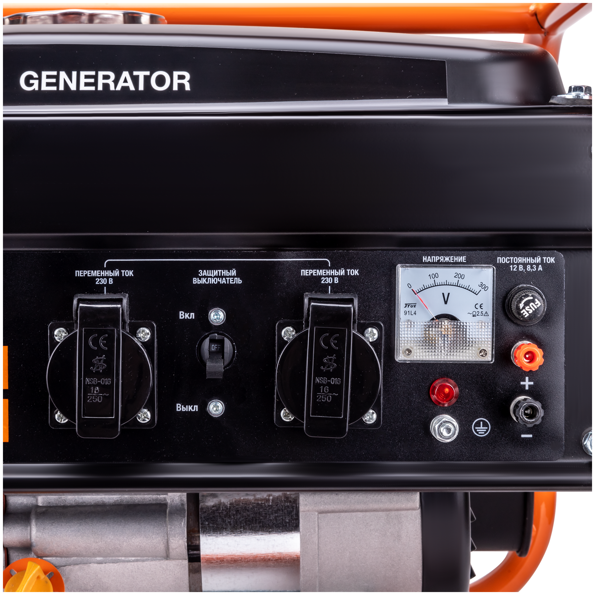 Бензиновый генератор Foxweld BG-1500 / 1,5 кВт, 6,5л. с, бак 15 л - фотография № 4