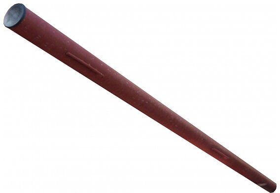 Столб для рабицы d42-45 мм 23 м грунт красно-коричневый