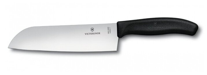 Victorinox Kitchen 6.8503.17B Нож сантоку victorinox swissclassic, 17 см, чёрный, в картонном блистере