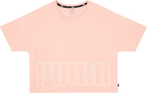 Футболка PUMA, хлопок, размер M, розовый