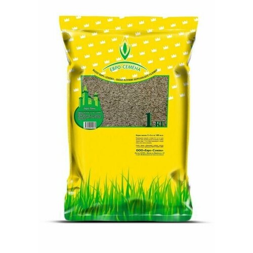 Смесь семян Евро-Семена Евро-Лень, 1 кг, 1 кг смесь семян евро семена спортивная газоны эконом 10 кг