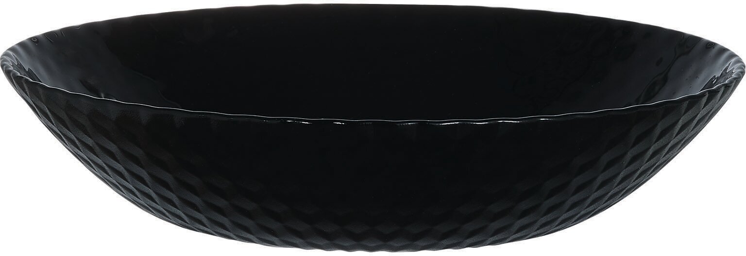 тарелка LUMINARC Pampille Black 20см глубокая стекло - фото №7