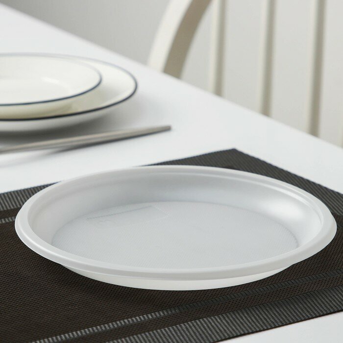 Набор одноразовой посуды на 6 персон «Пикничок», цвет микс - фотография № 4