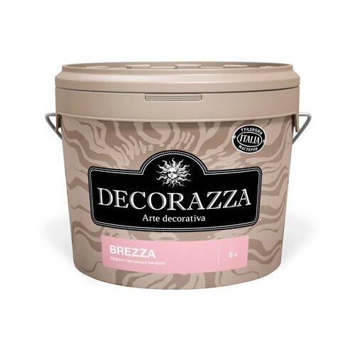 Декоративное покрытие DECORAZZA Brezza BR-001 5л decorazza seta декоративное покрытие с шелковым переливом баз argento st 001 5л