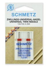 Иглы Schmetz двойные универсальные № 90/3 2 шт. 130/705H-ZWI