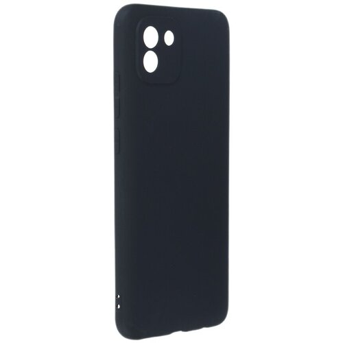 Чехол Zibelino для Samsung Galaxy A03 A035 Soft Matte защита камеры Black ZSM-SAM-A035-CAM-BLK силиконовый чехол противоударный для samsung a035 galaxy a03 прозрачный