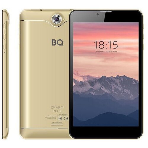 Планшет BQ 7040G Charm Plus Gold Unisoc SC7731E 13 GHz2048Mb16GbWi-Fi3GBluetoothGPSCam71024x600Android 684600₽