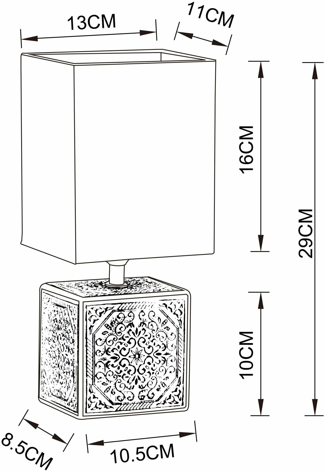 ARTE LAMP Настольная лампа Arte Lamp A4429LT-1WA