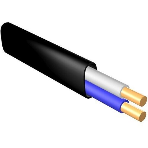 ВВГ-Пнг(A)-LS 2*1,5 ок(N)-0,66 (ГОСТ)-кабель силовой медный дв. изол. ПВХ негорючий