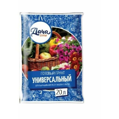 Грунт универсальный 20л Дачаtime . торфогрунт универсальный эко грунт 20л