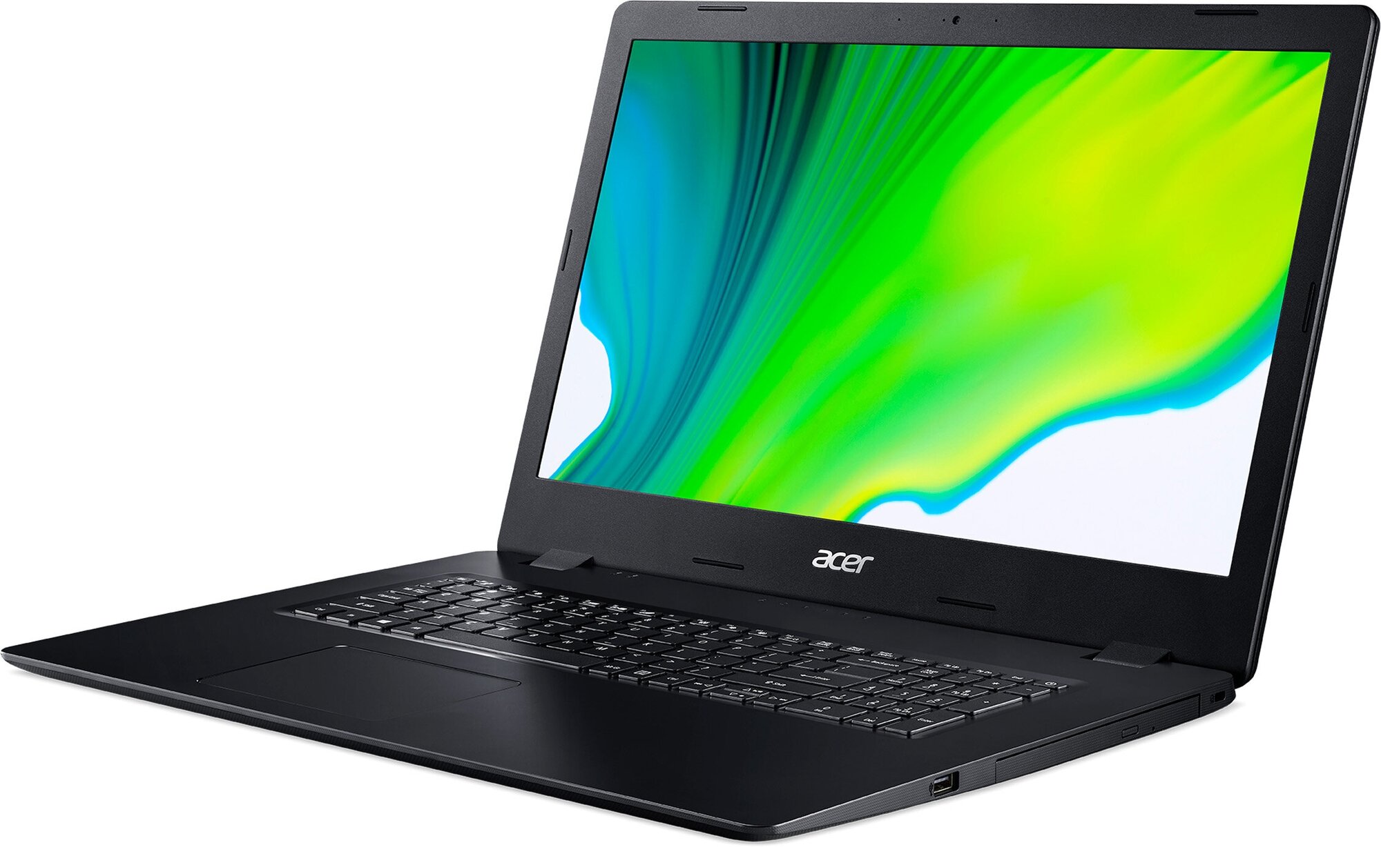 Ноутбук Acer NX.HZWER.00G i3-1005G1/8GB/1TB/DVD-RW/Intel UHD Graphics/17.3"/IPS/FHD/noOS/black/WiFi/BT/Cam - фото №10