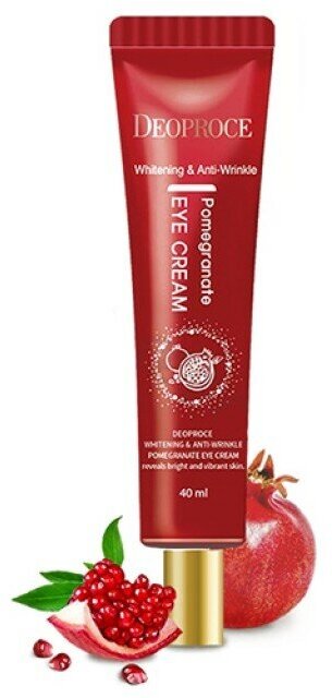 Deoproce Антивозрастной крем с экстрактом граната для кожи вокруг глаз Whitening & Anti-Wrinkle Pomegranate Eye Cream, 40 ml Оригинал.