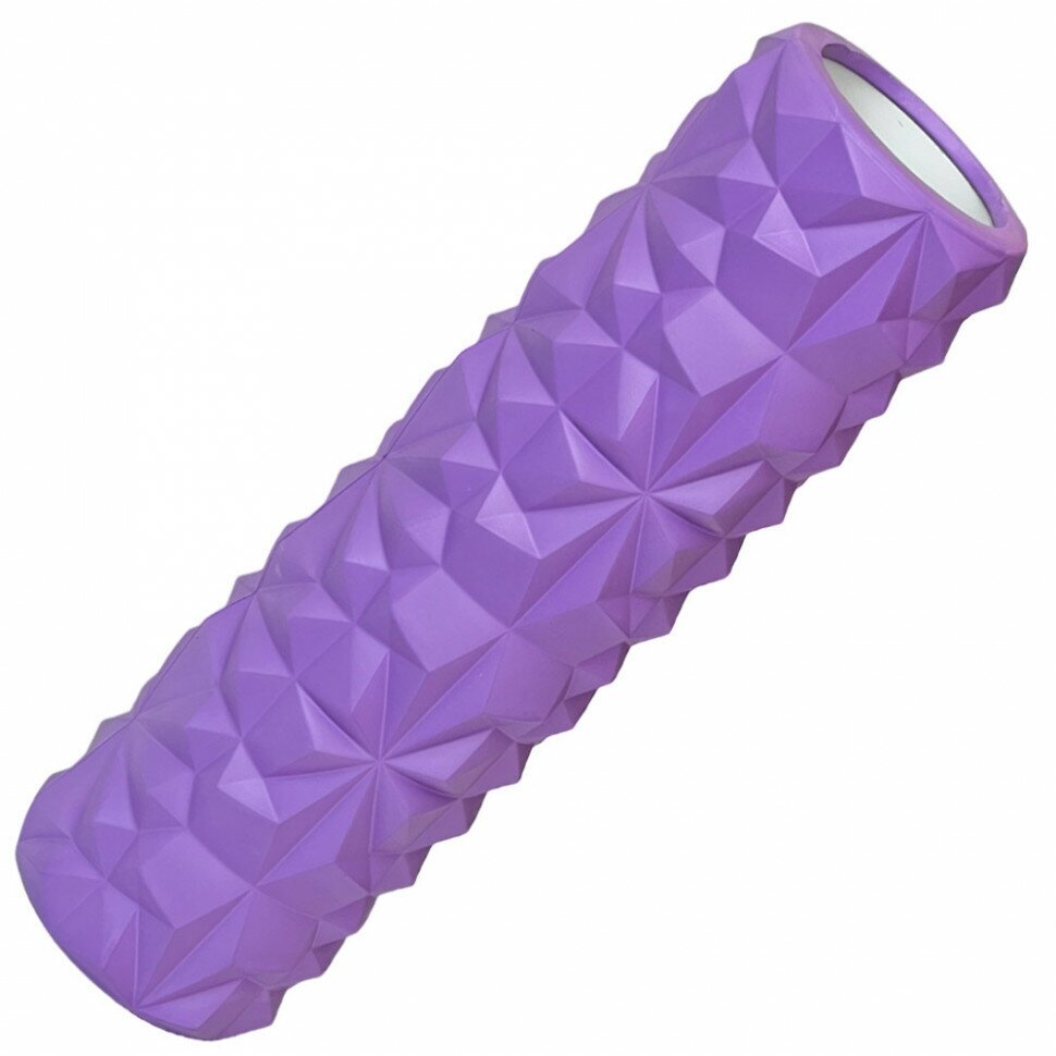 Ролик для йоги E40749 (фиолетовый) 45х13см ЭВА/АБС