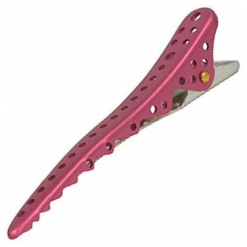 фото Зажимы для волос y.s.park shark сlip pink metal 2 штуки розовые