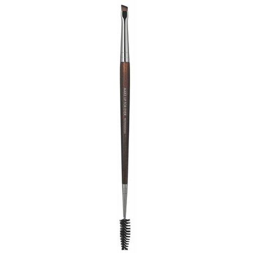 Make Up For Ever Double-Ended Angled Eyebrow And Eyelash Brush - 274 кисть для бровей la rosa кисть сверхточная двухсторонняя для бровей ресниц