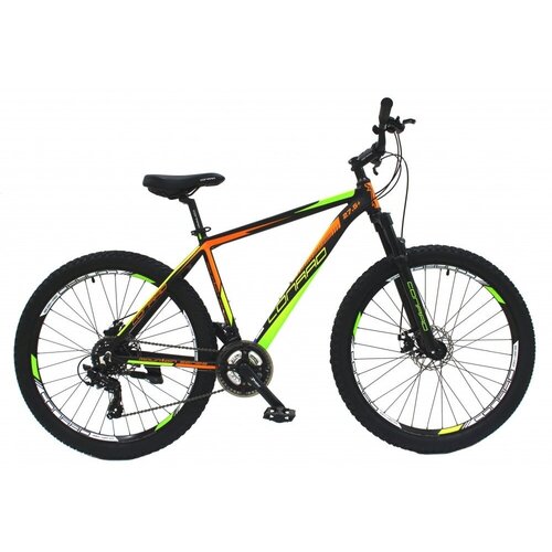 Велосипед 27,5+ CONRAD ESSEN MD BLACK/GREEN/ORANGE