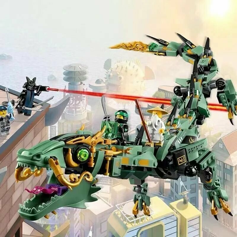 Конструктор Ninjago Ниндзяго "Механический Дракон" 495 деталей