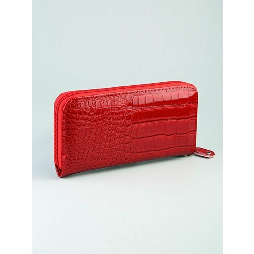 фото Кошелек торговая федерация, на молнии, бордовый