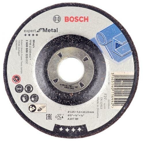 Круг лепестковый Bosch 125мм К60 (угловой) 2608606717 - фото №4