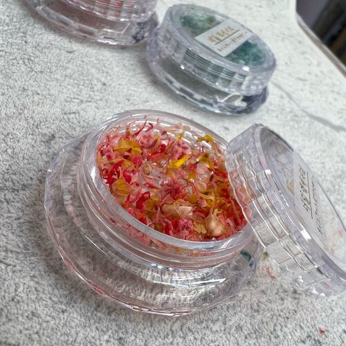 Сухие цветы для дизайна ногтей, сухоцветы для маникюра, декор для ногтей