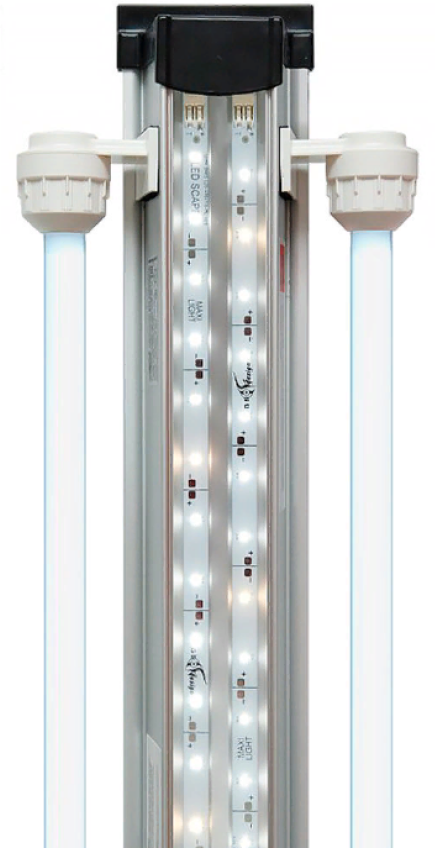 Светильник для аквариумов Биодизайн Гибрид T5 + LED Scape Hybrid Maxi Light (180 см.)