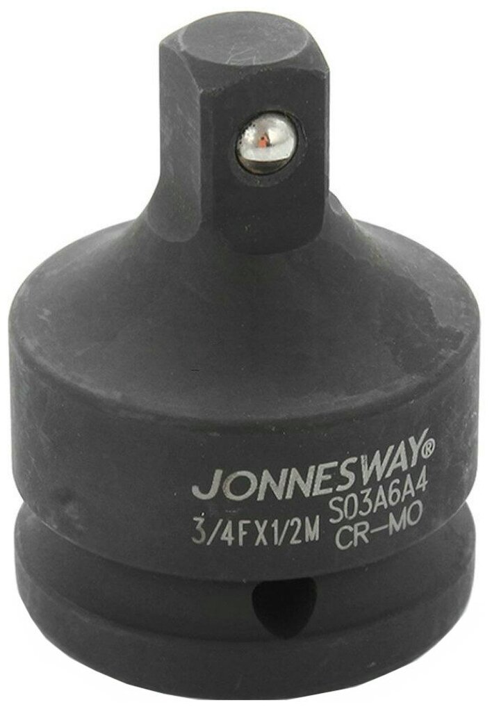 Адаптер Jonnesway для ударных головок 3/4"(F) - 1/2"(M), S03A6A4, - фото №3