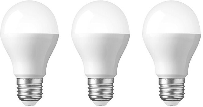 Лампочка светодиодная Груша A60, 15.5 Вт лампа E27, 4000 K нейтральное свечение, 3 штуки - фотография № 3