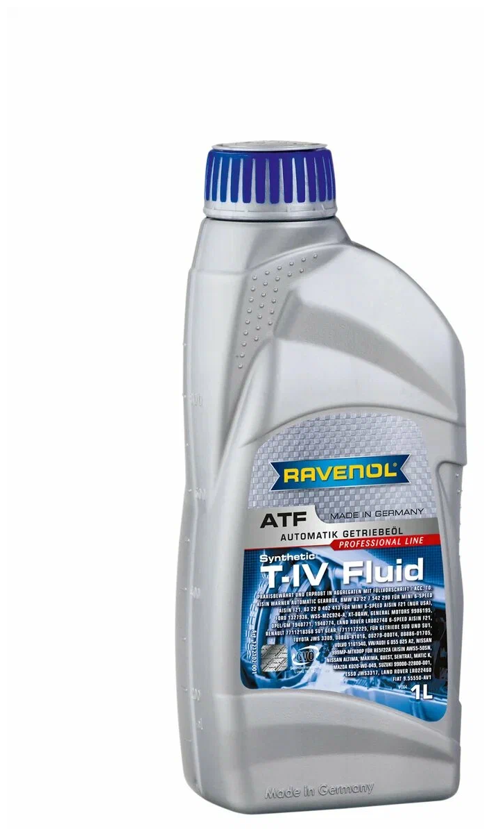 Масло трансмиссионное ravenol t-iv fluid (1л) new