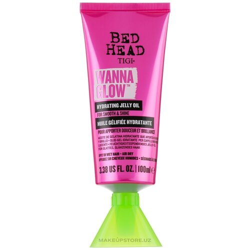 TIGI Bed Head Wanna Glow Hydrating Jelly Oil - Увлажняющее желеобразное масло для сияющих гладких волос, 100 мл