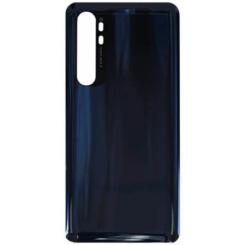 клип кейс gresso xiaomi mi note 10 lite пластик blue Задняя крышка для Xiaomi Mi Note 10 Lite, цвет черный, 1 шт.
