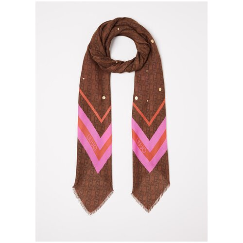 фото Платок большой 120х120 liu jo жен., 2a3010t030072627, цвет: lampone light, размер: t.u.