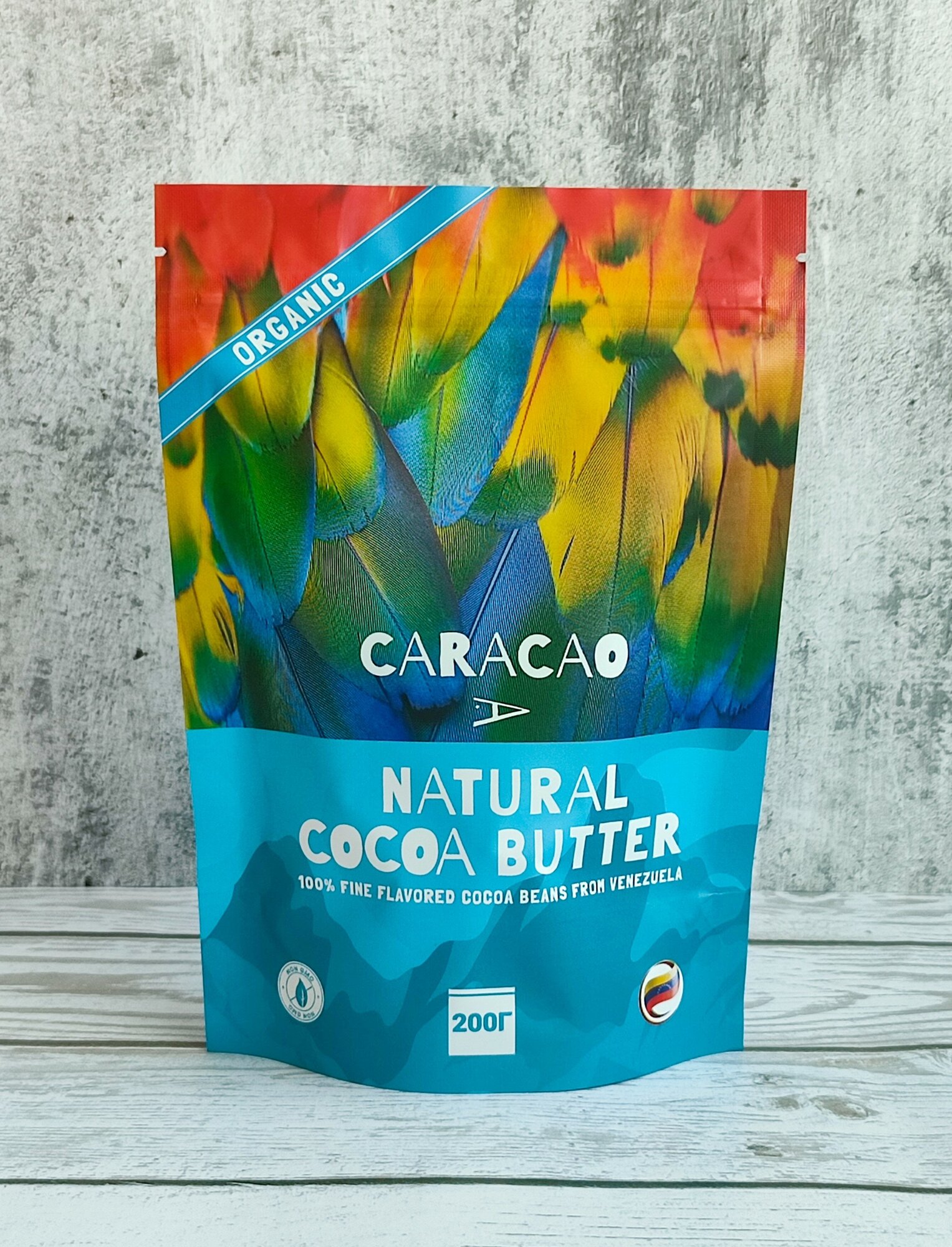 Какао-масло натуральное Fino de Aroma CARACAO (Венесуэла), 200г