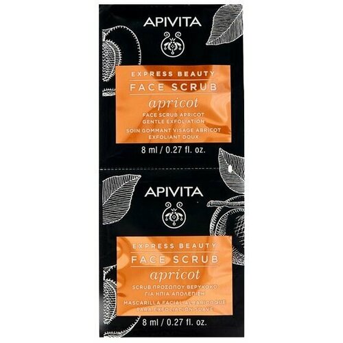 apivita скраб эксфолиант для лица express beauty apricot APIVITA Скраб для лица Express Beauty Apricot