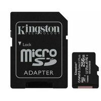 Карта памяти 256GB Kingston SDCS2/256GB microSDXC Canvas Select Plus 100R A1 C10 Card + ADP