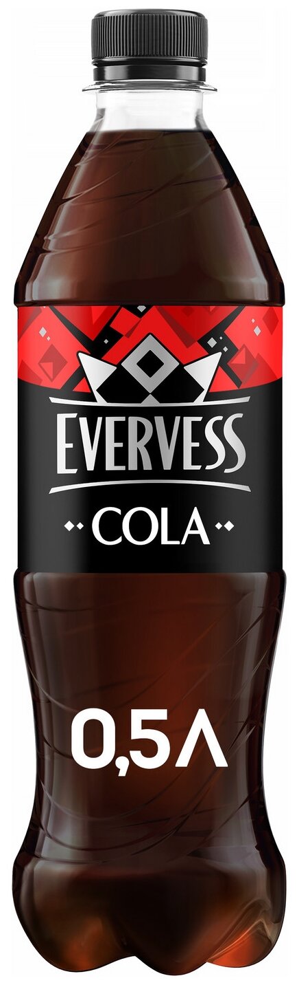 Эвервейс Кола 0,5л.*12шт. Evervess Cola Напиток сильногазированный - фотография № 1