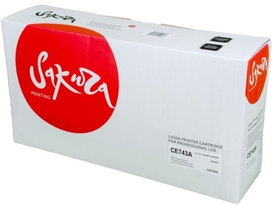 Картридж Sakura Printing Sakura CE743A (307A) для HP CP5225, пурпурный, 7300 к.