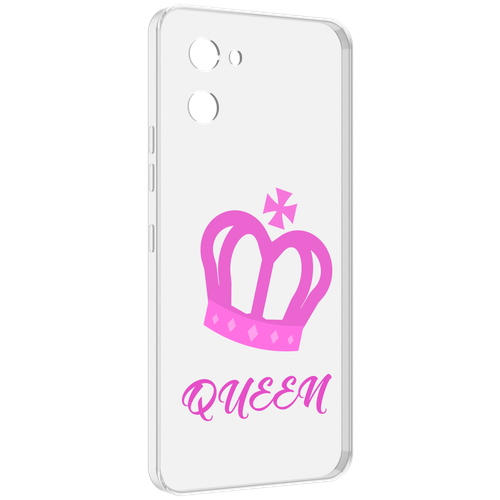 Чехол MyPads корона-королевы-розовый для UMIDIGI G1 задняя-панель-накладка-бампер чехол mypads корона королевы розовый для xiaomi 12s ultra задняя панель накладка бампер